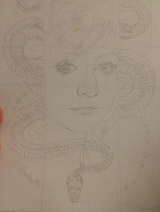 Illustration for article titled How I drew Willow from Buffy The Vampire Slayer